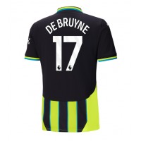 Camiseta Manchester City Kevin De Bruyne #17 Visitante Equipación 2024-25 manga corta